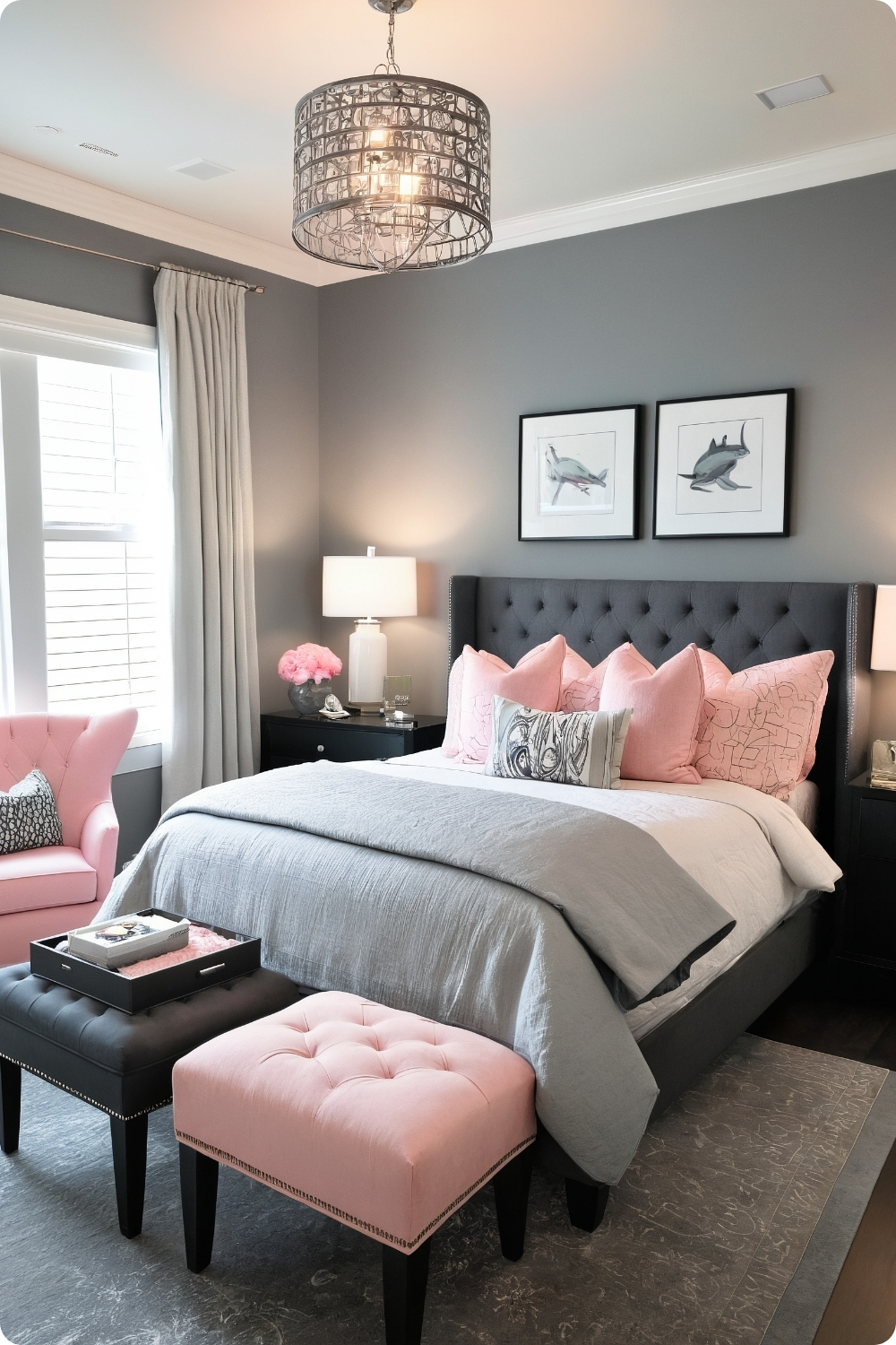 Pink and Gray: A Modern Twist