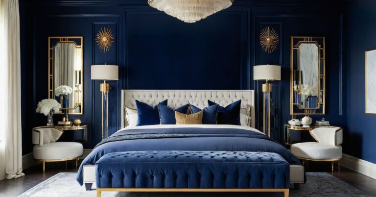 15 Trendy Dark Blue Bedroom Ideas: Embrace the Depth of Night