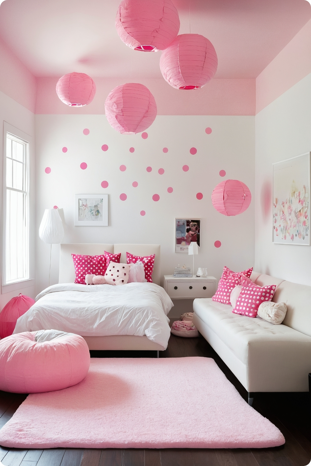 Playful Pink Polka Dots