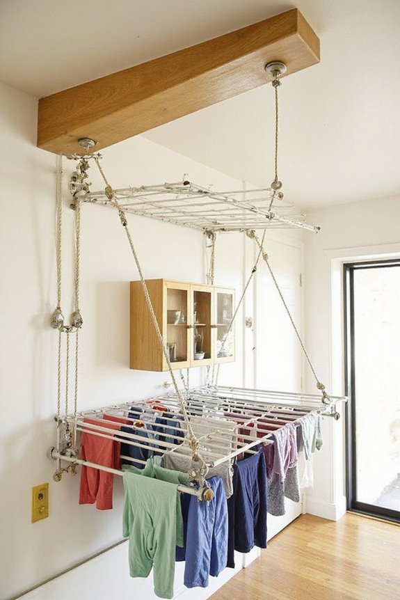 ceiling mounted high capacity hands free drying