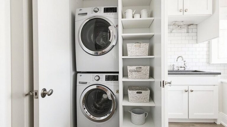 compact laundry room space saving designs