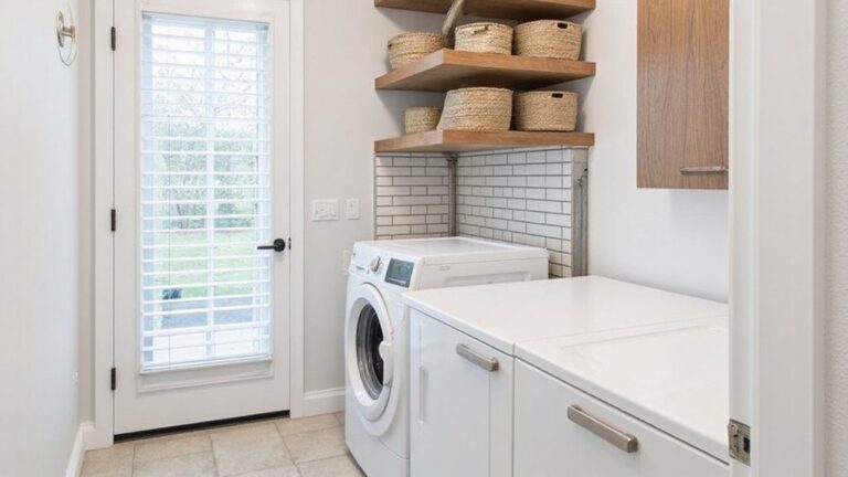 intentional top loading laundry room designs