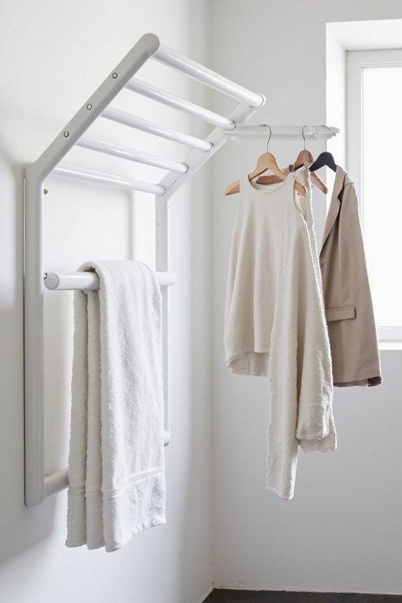 space saving folding drying racks