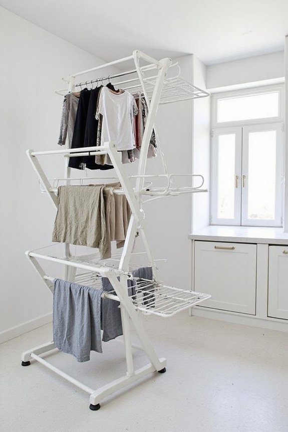 vertical multi tier space saving sturdy construction